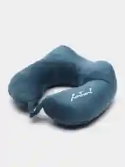 Голубой подушка для сна, дорожная, холлофайбер