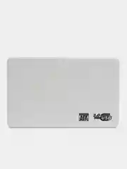 Белый кейс для жесткого диска пластиковый SSD HDD 2.5 корпус USB 3.0 внешний жд бокс