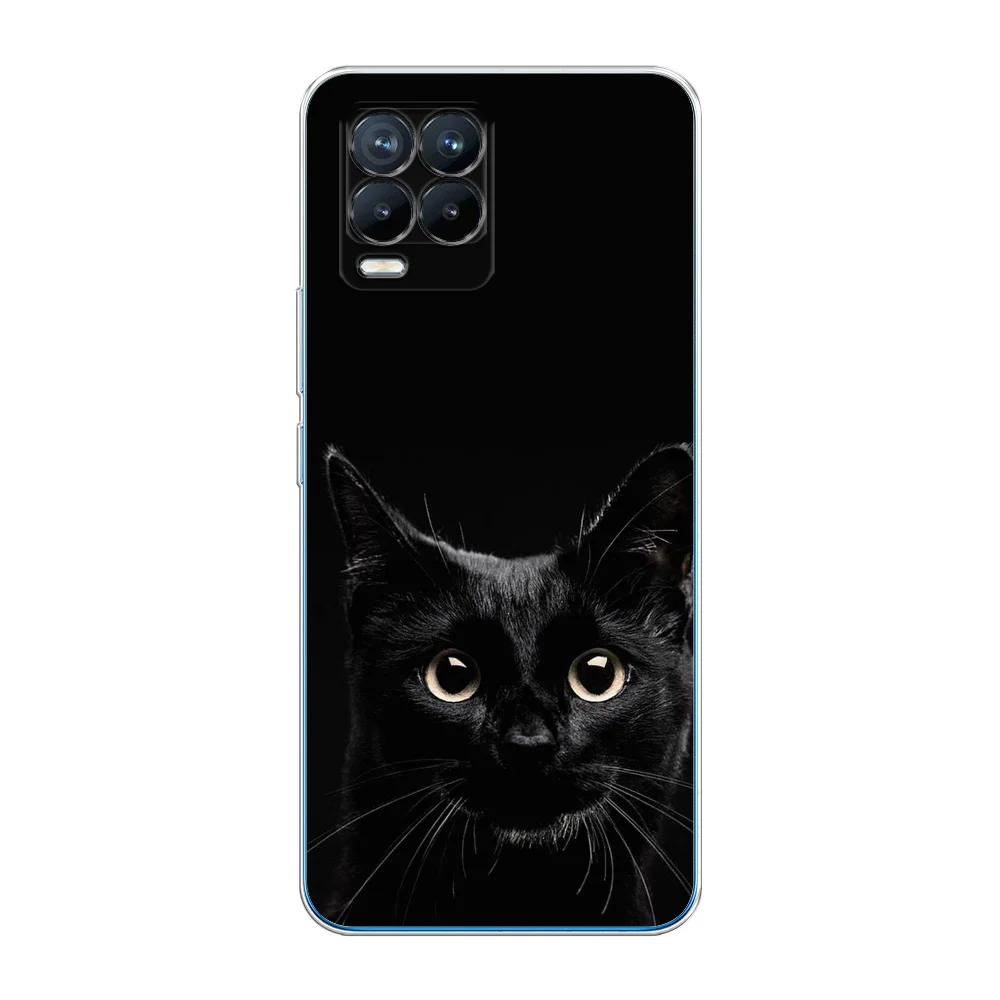 Зелёный хаки силиконовый чехол на Oppo Realme 8/8 Pro / Оппо Реалми 8/8 Про прозрачный, с рисунком