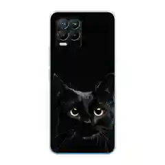 Зелёный хаки силиконовый чехол на Oppo Realme 8/8 Pro / Оппо Реалми 8/8 Про прозрачный, с рисунком