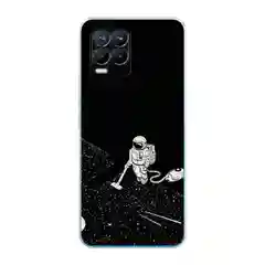 Карамельный силиконовый чехол на Oppo Realme 8/8 Pro / Оппо Реалми 8/8 Про прозрачный, с рисунком