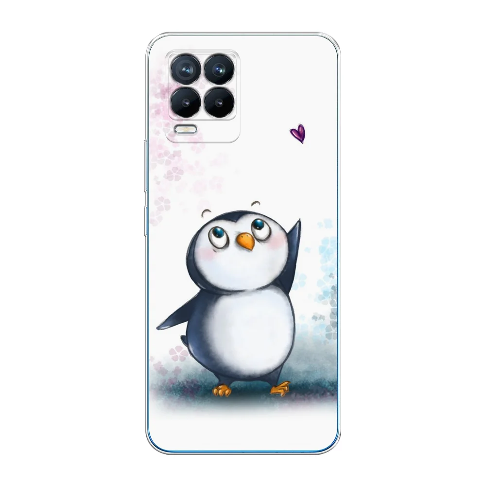 Морской силиконовый чехол на Oppo Realme 8/8 Pro / Оппо Реалми 8/8 Про прозрачный, с рисунком