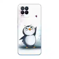 Морской силиконовый чехол на Oppo Realme 8/8 Pro / Оппо Реалми 8/8 Про прозрачный, с рисунком
