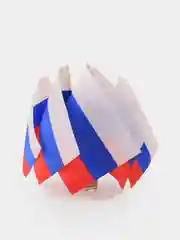 Флажки России, на деревянной палочке, Ecoved, 12 штук