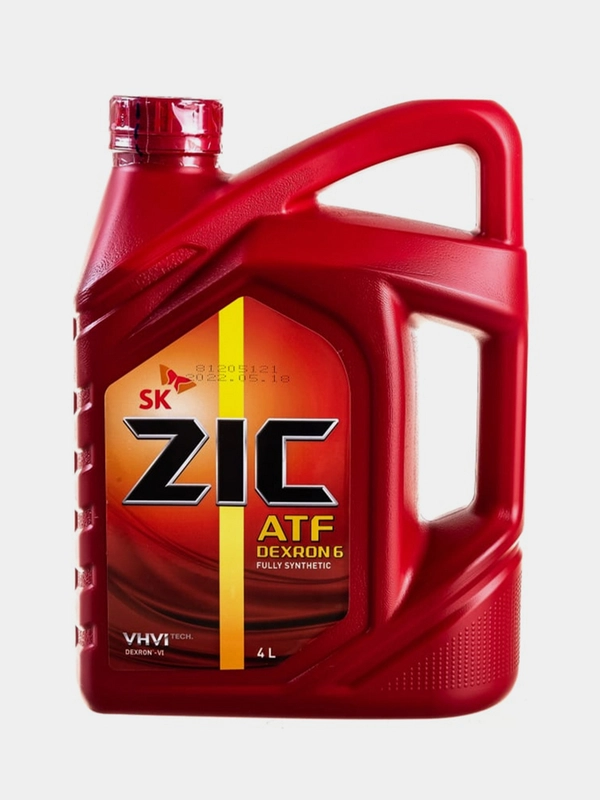Масло трансмиссионное ZIC DEXRON 6, Синтетическое