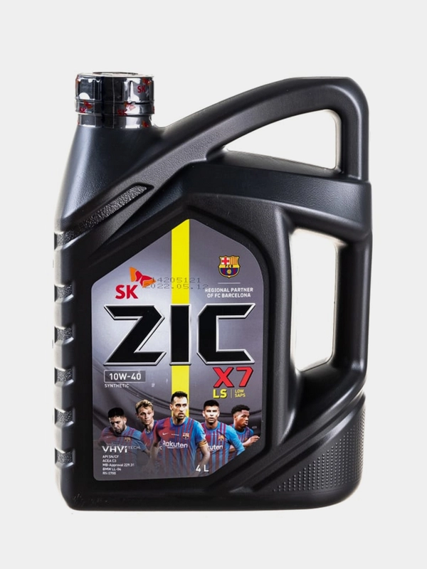 Моторное масло ZIC X7 LS 10W40, Синтетическое