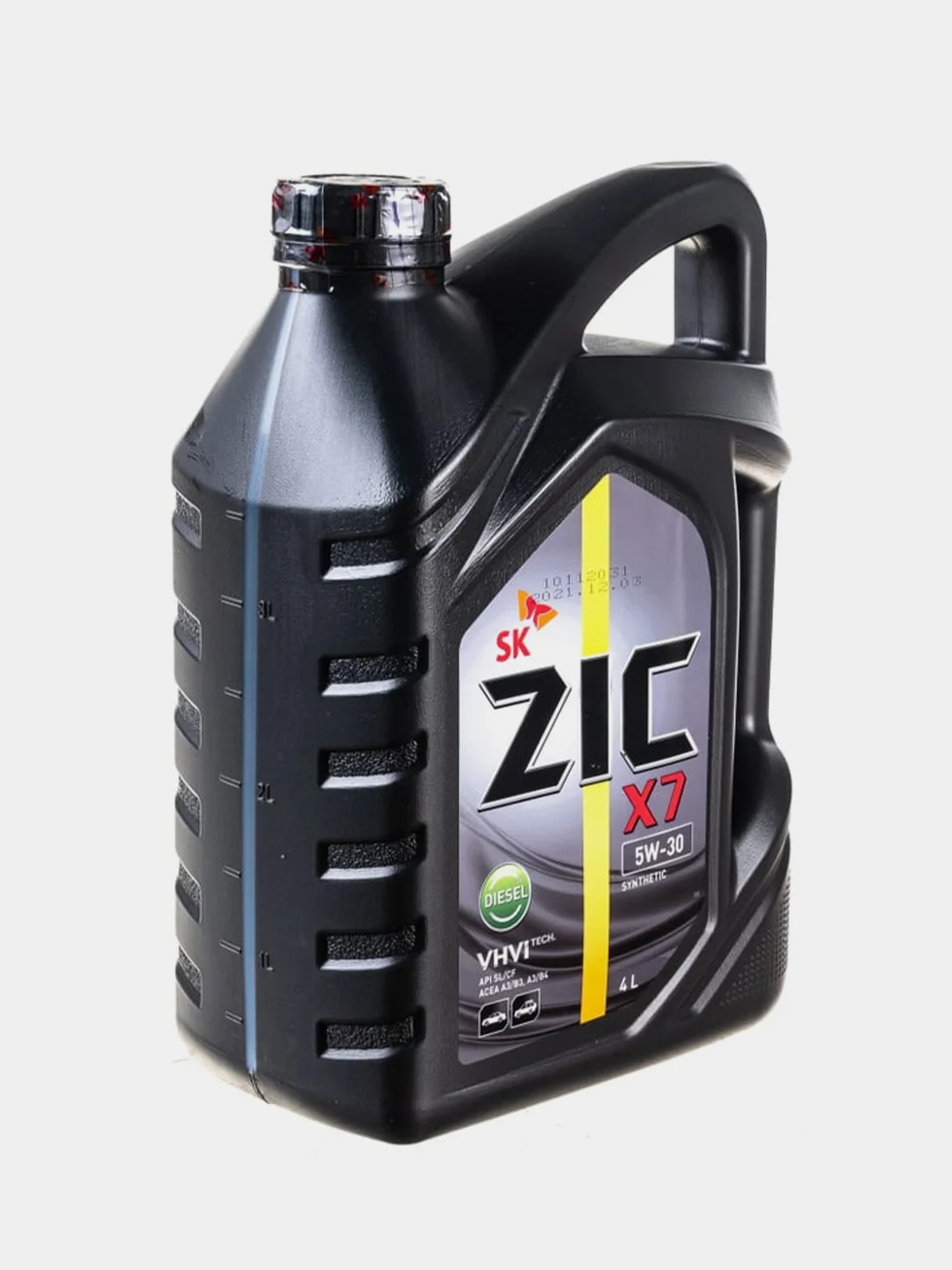 Моторное масло ZIC X7 Diesel 5W30, Синтетическое API SL/CF