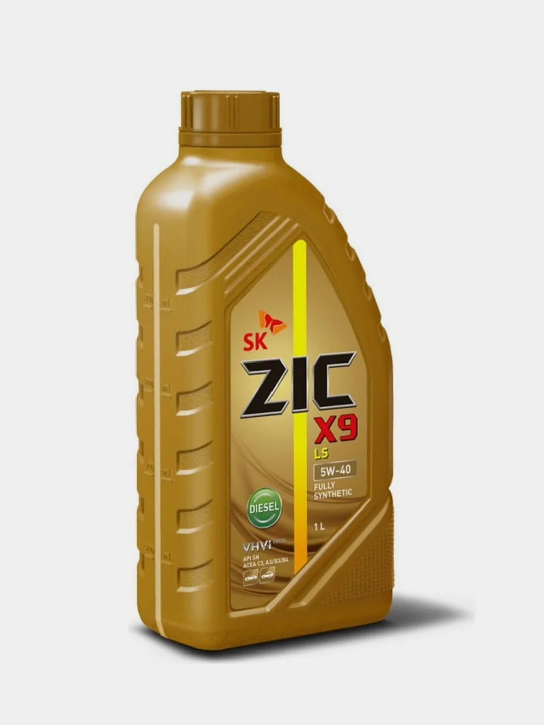 Моторное масло ZIC X9 LS Diesel 5W40, Синтетическое, API SN/CF