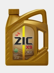 Моторное масло ZIC X9 LS Diesel 5W40, Синтетическое, API SN/CF