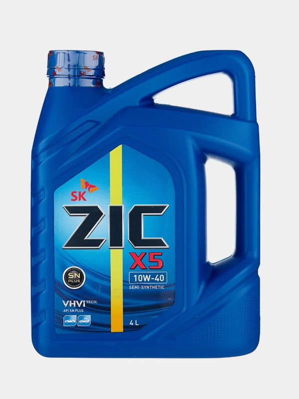 Моторное масло ZIC X5 10W-40, Полусинтетическое