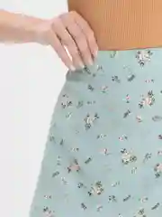 Салатовый женская юбка, летняя, миди