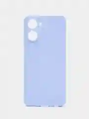 Голубой чехол Realme C30, C33, C35, 10 4G, 9i силиконовый с защитой камеры (Реалми С33)