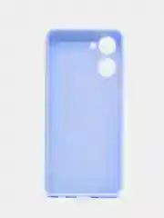 Голубой чехол Realme C30, C33, C35, 10 4G, 9i силиконовый с защитой камеры (Реалми С33)