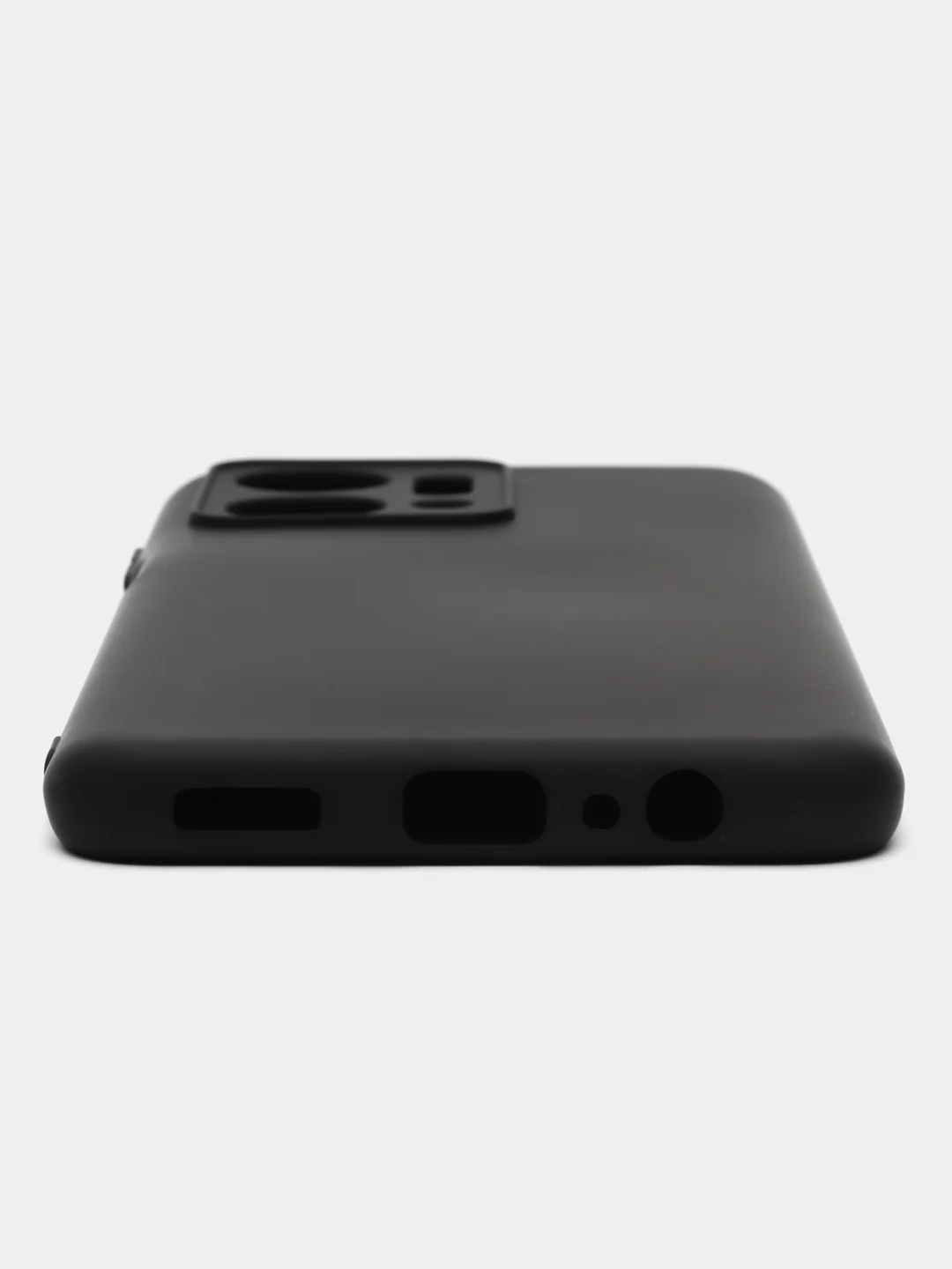 Черный чехол силиконовый для Huawei Honor X7a (Хуавей Хонор Х7а) Silicone Cover