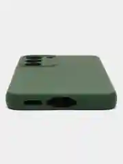 Зеленый чехол для Samsung Galaxy S23 (Самсунг Галакси С23), силиконовый
