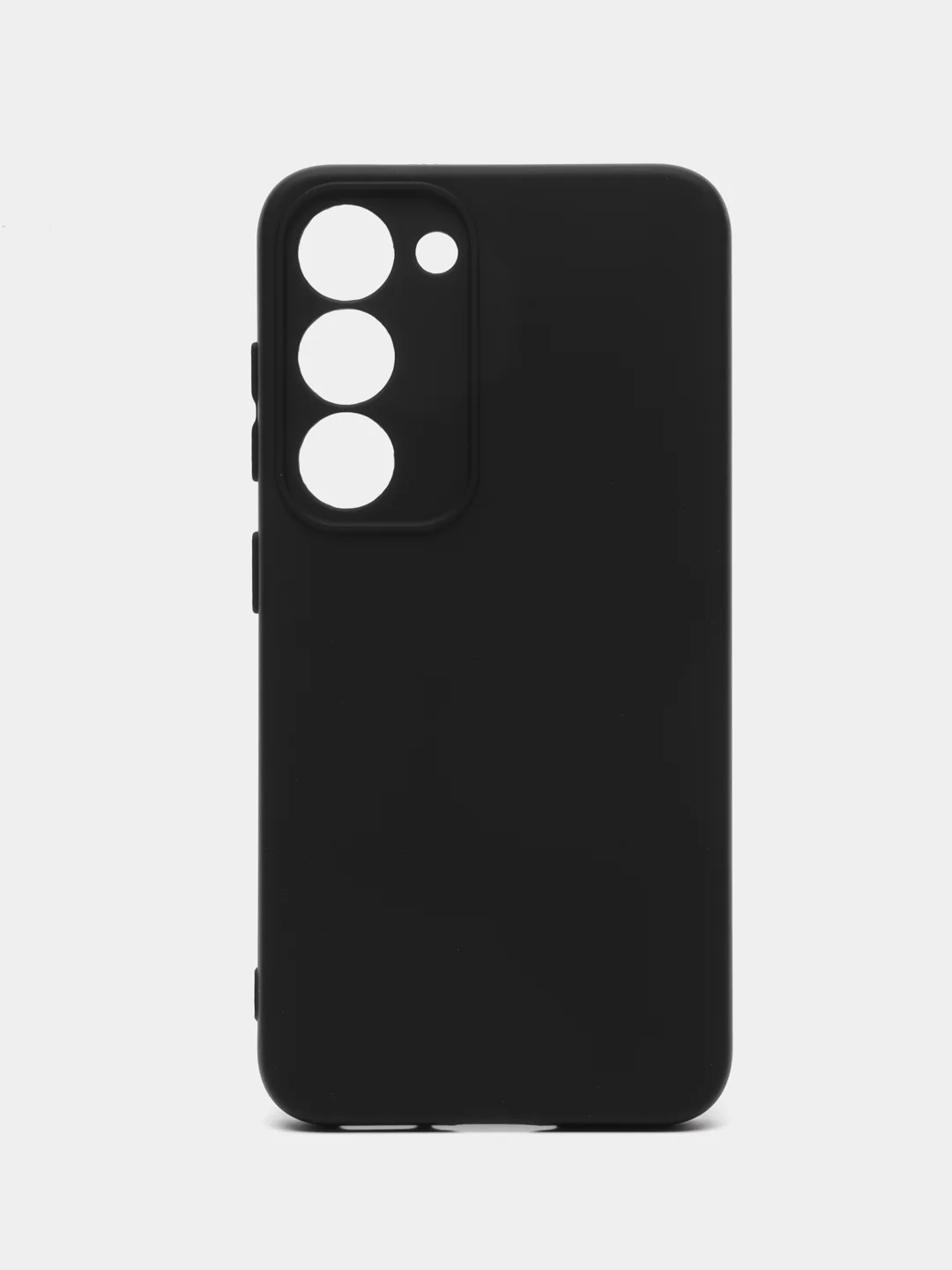 Угольный чехол для Samsung Galaxy S23 (Самсунг Галакси С23), силиконовый