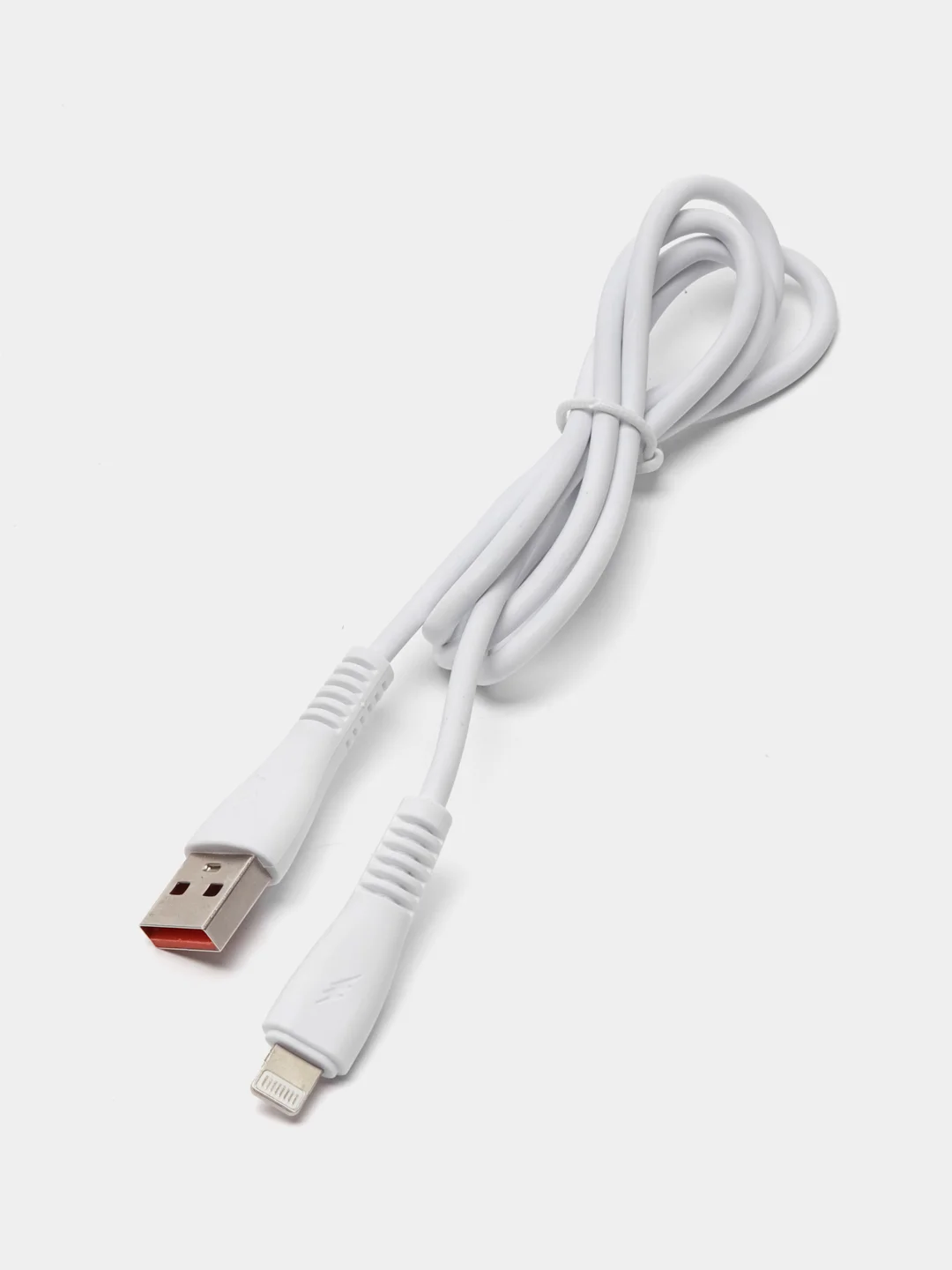 Белый кабель для зарядки Lightning-USB для iPhone 5,6,7,8,X,11,iPad ,зарядник шнур провод