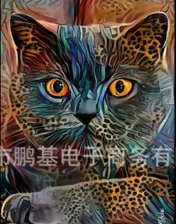 Шоколадный алмазная мозаика без подрамника  Животные," Кошка арт " 30/ 40 см