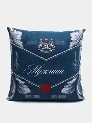 Синий декоративная подушка, 40*40 см