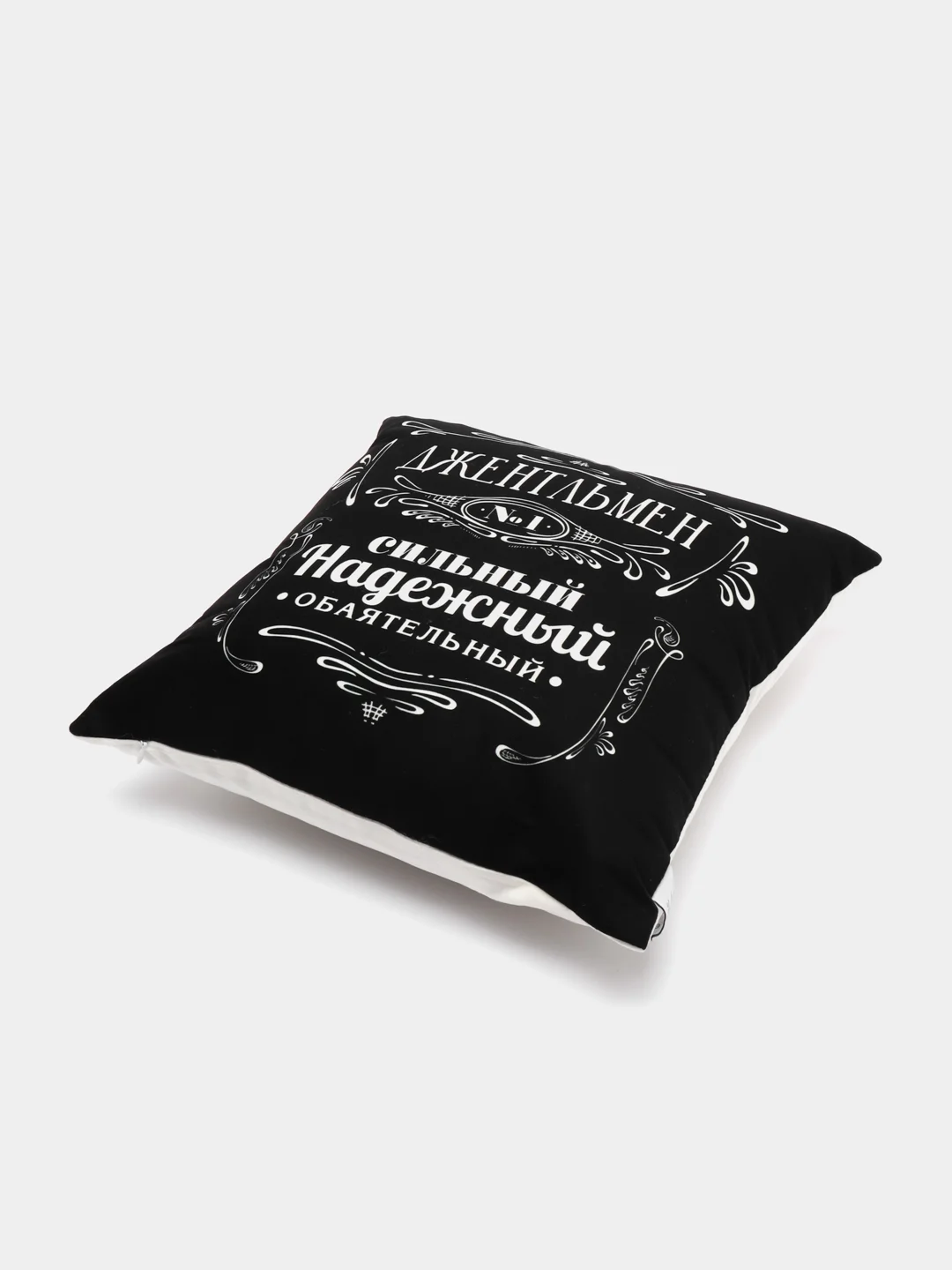 Черный декоративная подушка, 40*40 см