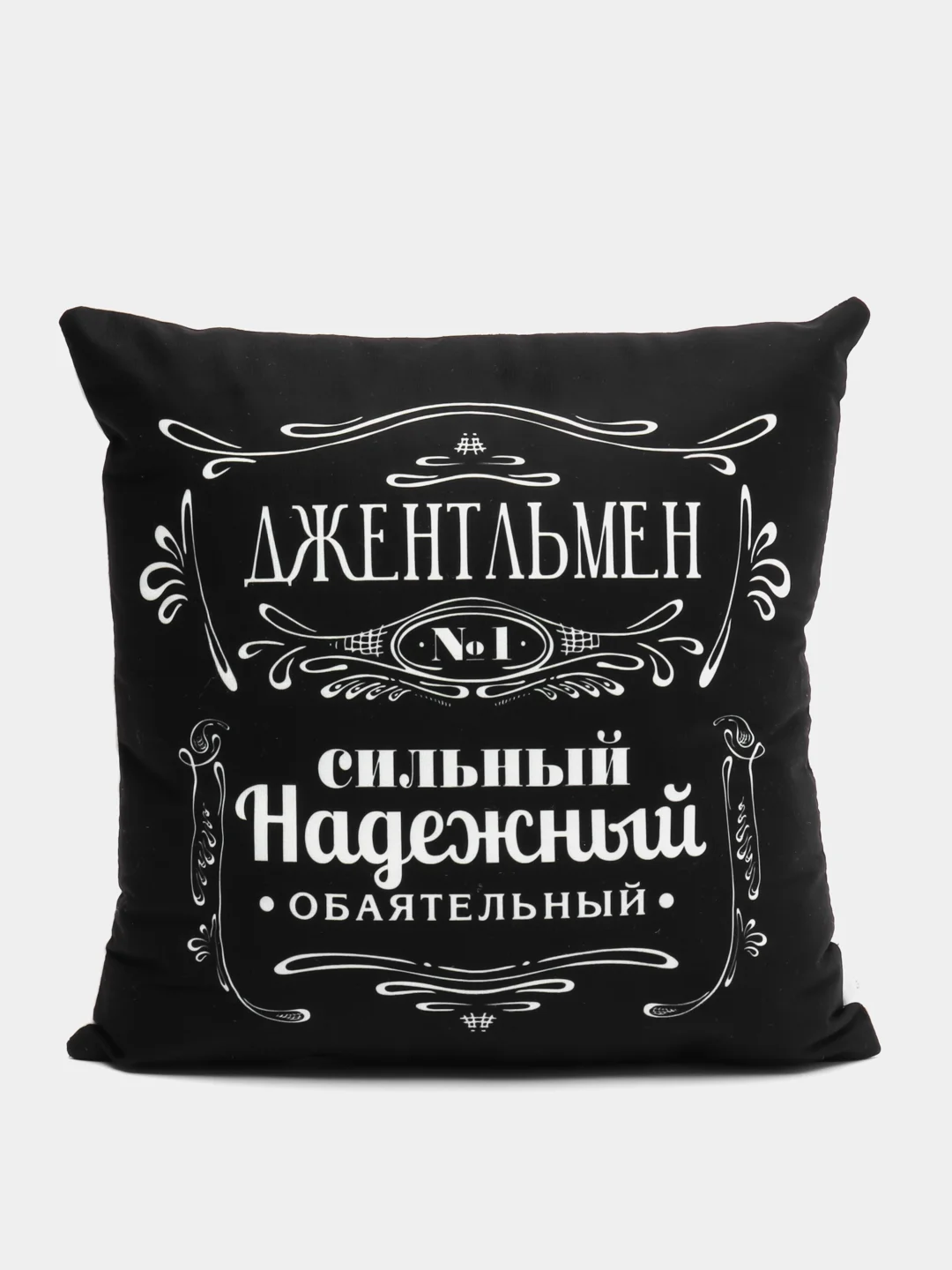 Черный декоративная подушка, 40*40 см