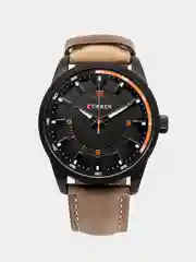 Хаки мужские наручные часы Curren 8390 в подарочной упаковке