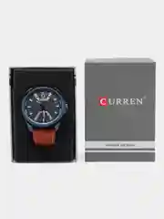 Синий наручные часы Curren 8379, мужские, в подарочной упаковке