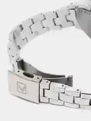 Серебряный женские наручные часы Curren 9009 в подарочной упаковке