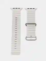 Серый ремешок силиконовый для смарт-часов Apple Watch X8 Ultra, X8 Pro, Dt No 1, 42-44-45-49мм