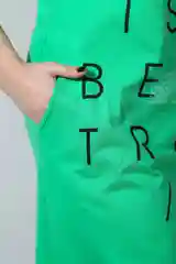 Салатовый платье женское из хлопка