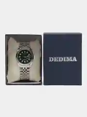 Зеленый мужские наручные часы Dedima D-188 с календарём, в подарочной упаковке
