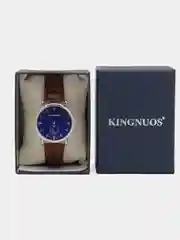 Темно-синий мужские наручные часы KINGNUOS K-016, в подарочной упаковке