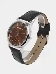 Серебряный мужские наручные часы KINGNUOS K-018 в подарочной упаковке