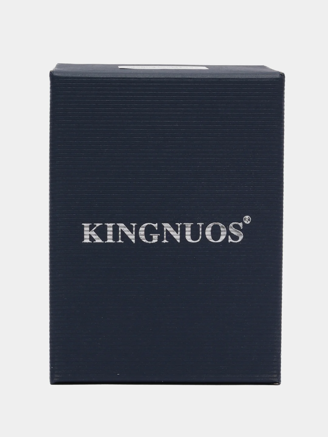 Серебряный мужские наручные часы KINGNUOS K-018 в подарочной упаковке