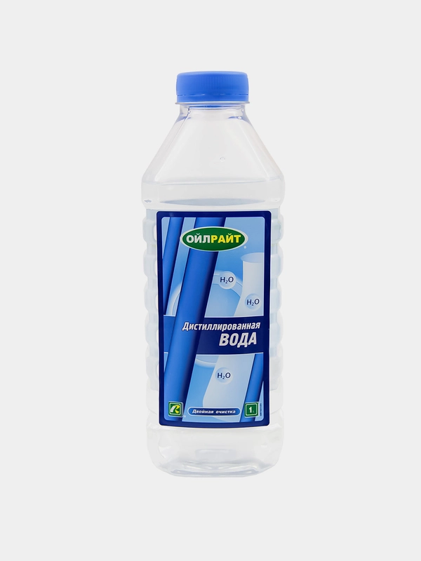 Вода дистиллированная OILRIGHT 1л, 5л, 10л