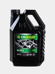 Минеральное моторное масло OILRIGHT М10Г2К API CC, 1л/ 5л/ 10л