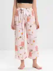Розовый брюки женские палаццо, кюлоты