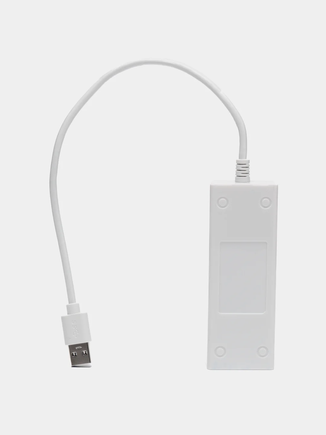 Белый usb хаб на 4 порта USB 3.0 для ноутбука