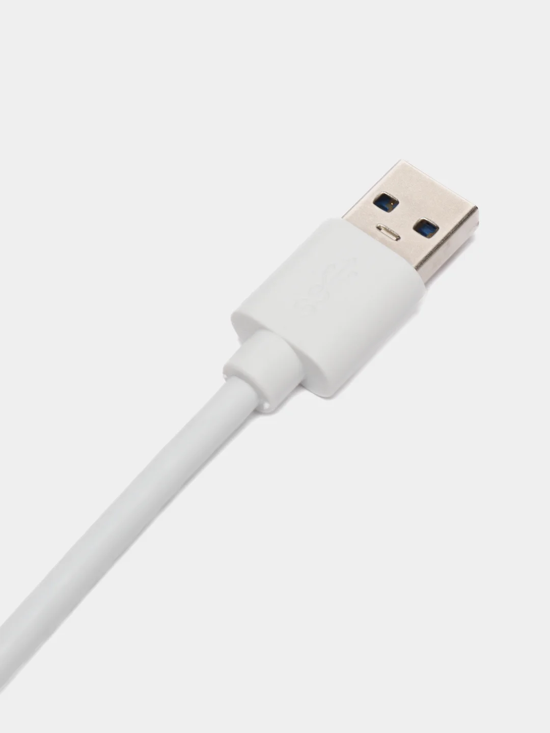Белый usb хаб на 4 порта USB 3.0 для ноутбука