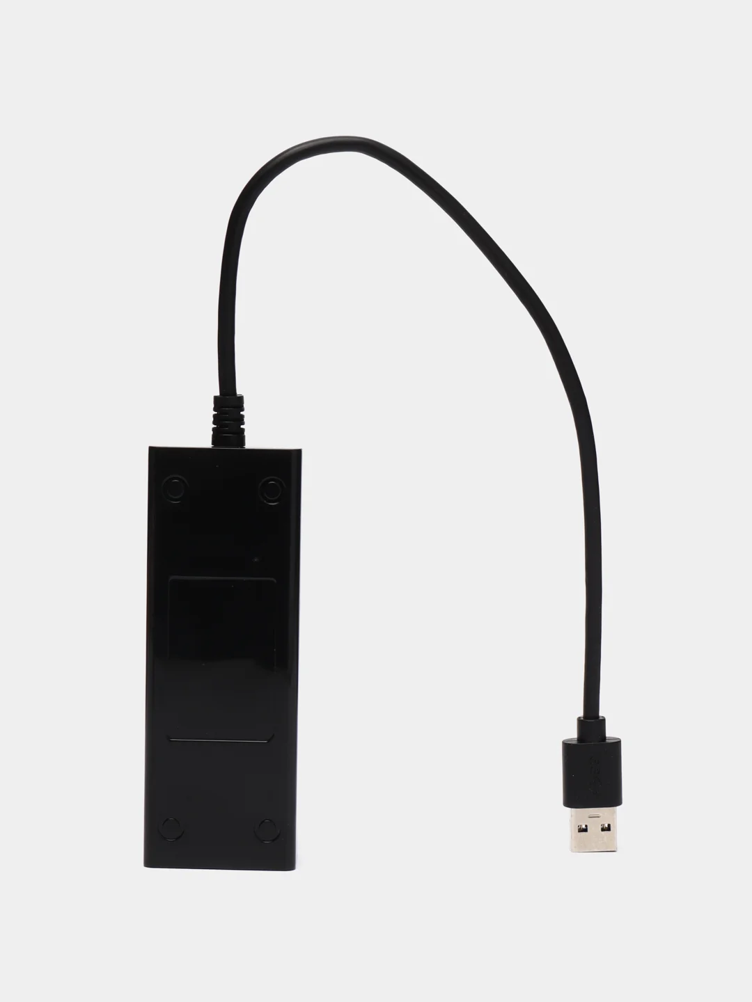 Черный usb хаб на 4 порта USB 3.0 для ноутбука