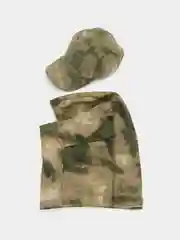 Зелёный хаки бейсболка, балаклава тактическая. Кепка с балаклавой
