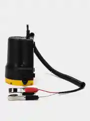 Желтый насос для откачки масла из двигателя 12V