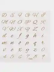 Золотой самоклеящиеся наклейки для ногтей, 3d, эпоксидная смола
