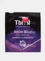 Гель-смазка "Ты и Я" Intim Bluz, на водной основе, обезболивающий, анальный, 4 мл