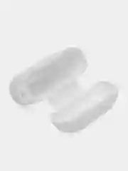 Белый силиконовый чехол для Apple AirPods 3 поколения 2021 (с карабином)
