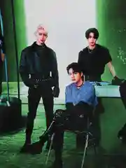 Зеленый плакат Кпоп Stray Kids K-POP Стрей Кидс