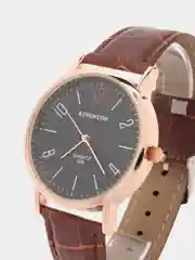 Бронзовый мужские наручные часы KINGNUOS K-028, в подарочной упаковке