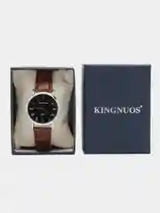 Хром мужские наручные часы KINGNUOS K-012, в подарочной упаковке