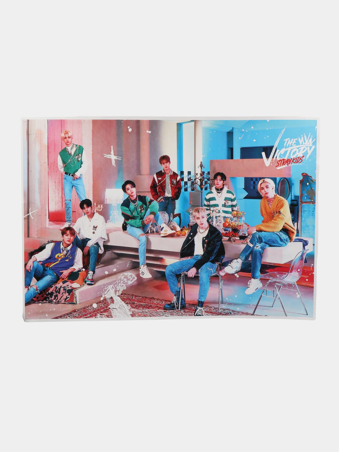 Рыжий плакат Кпоп Stray Kids K-POP Стрей Кидс