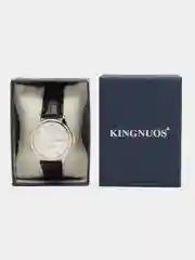 Белый наручные часы мужские KINGNUOS K-1856 с календарем, в подарочной упаковке